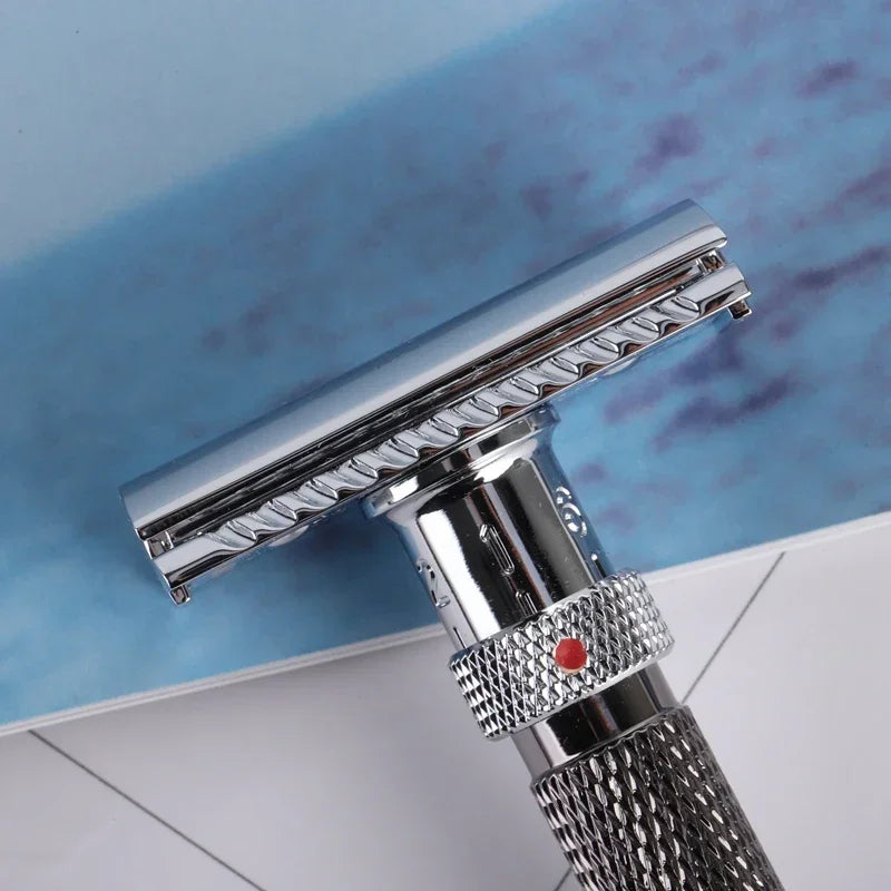 Yaqi The Final Cut Adjustable Safety Razor Chrome Gunmetal