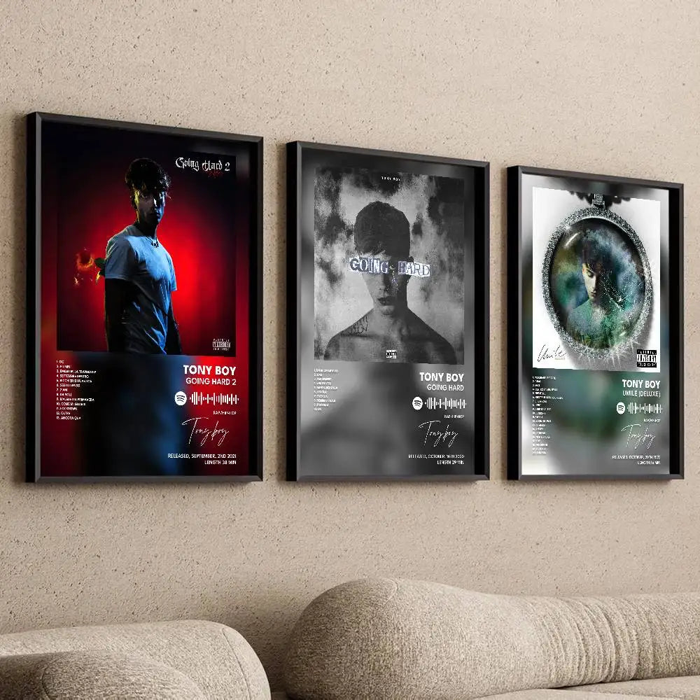 Tony Boy Self-Adhesive Art Poster – Waterproof Wall Sticker