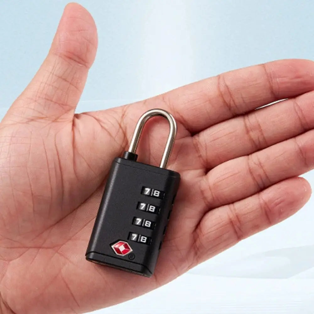 TSA 4-Digit Combination Padlock for Travel Luggage