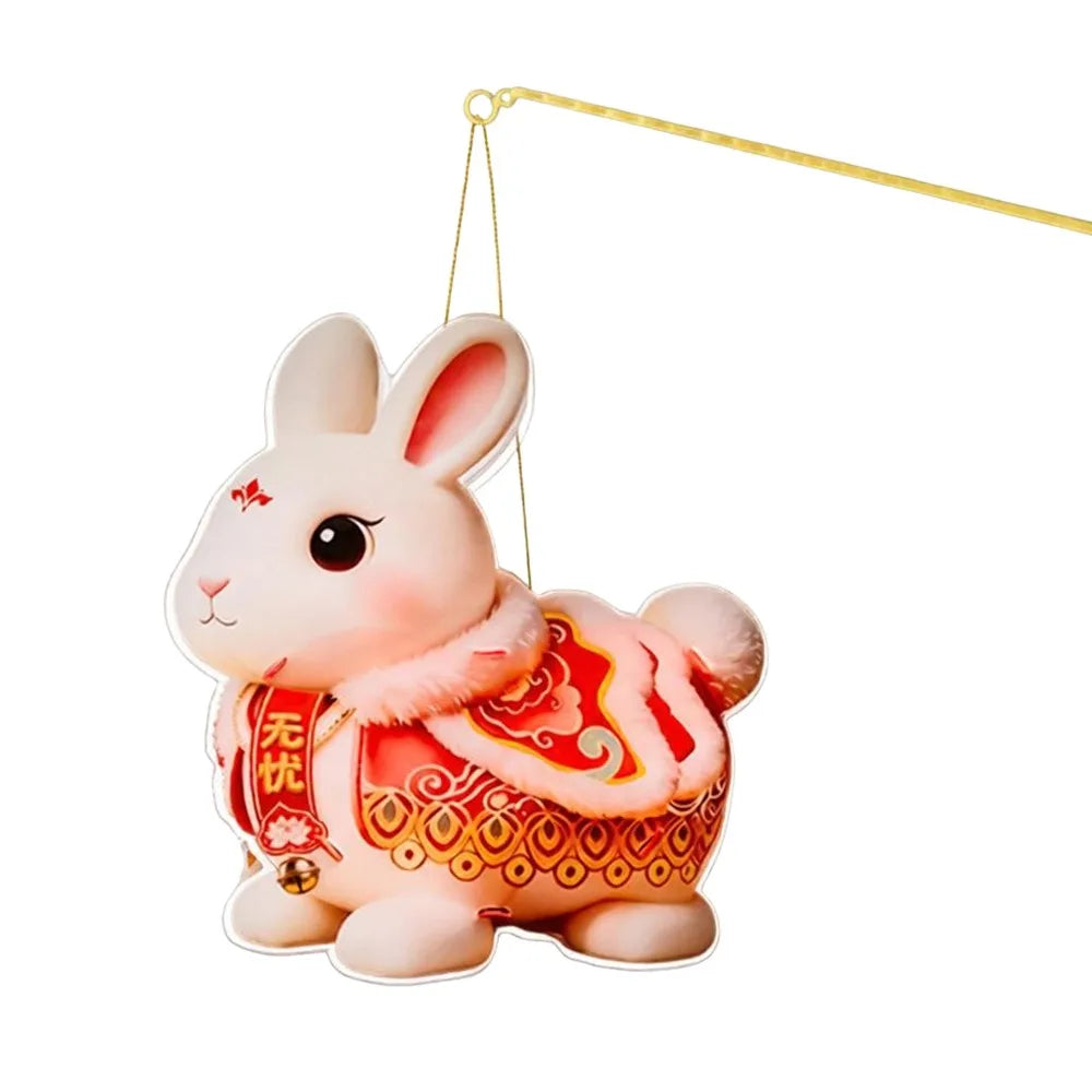 DIY Rabbit Lantern Handheld LED PVC Mid-Autumn Festival Kit