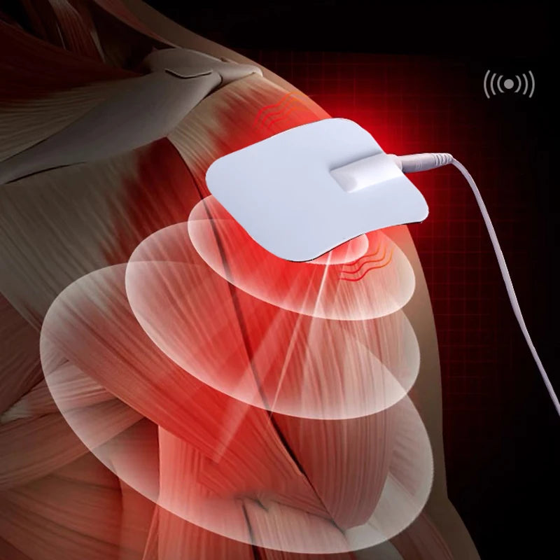 TENS EMS Reusable Gel Electrode Pads – 6×4cm Self-Adhesive