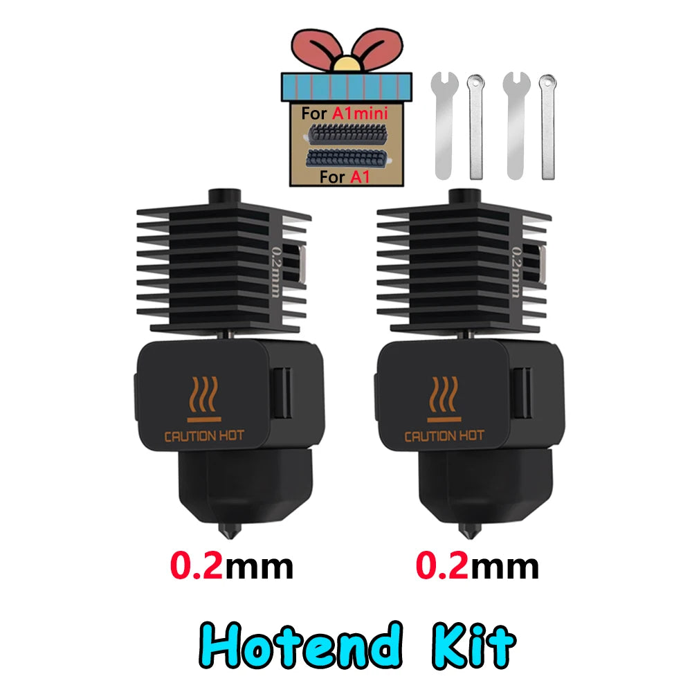 Sprouture Lab V2 Hotend & Steel Nozzle Kit – Bambu Lab A1 / A1 Mini