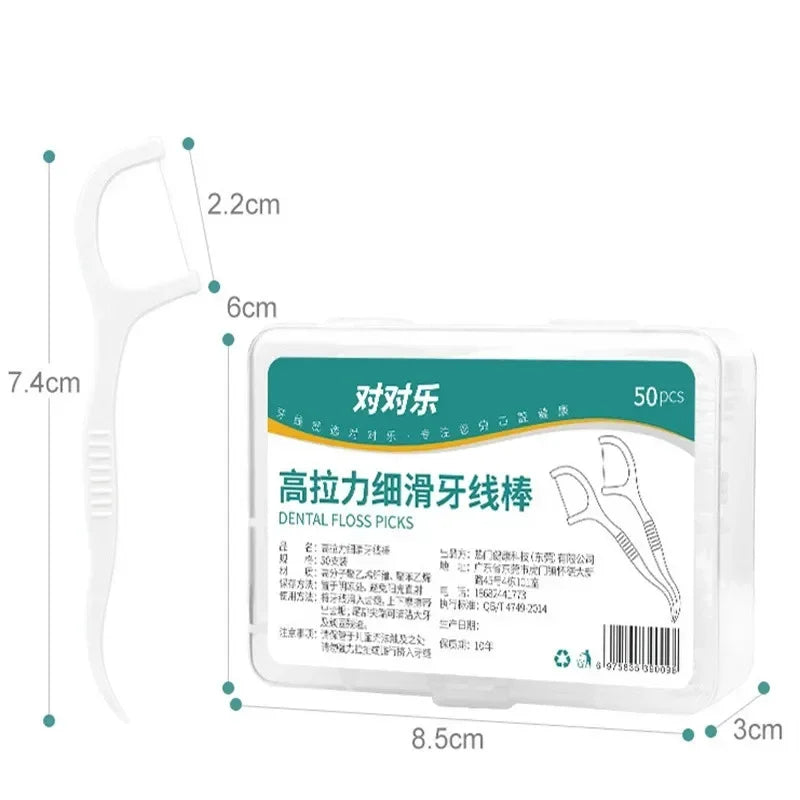 VIBE Dental Floss Picks High-Strength Disposable – 2/3/5 Boxes