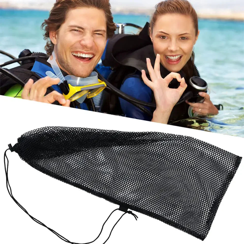 Quick-Dry Dive Mesh Bag for Snorkeling, Swimming & Beach