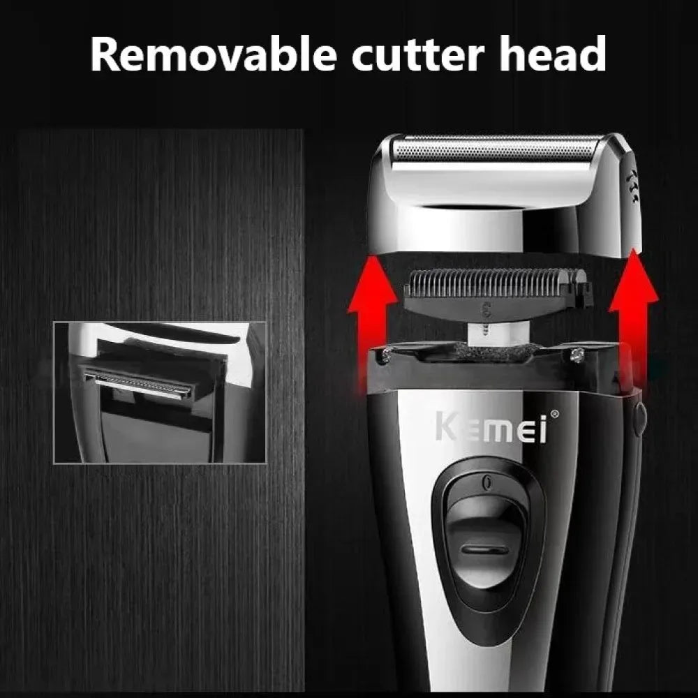 Kemei KM-9038 Mini Foil Electric Shaver USB Rechargeable Razor