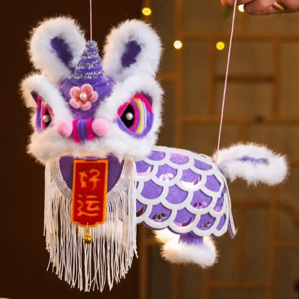 Chinese Lion Dance DIY Felt Lantern Kit – Lunar New Year