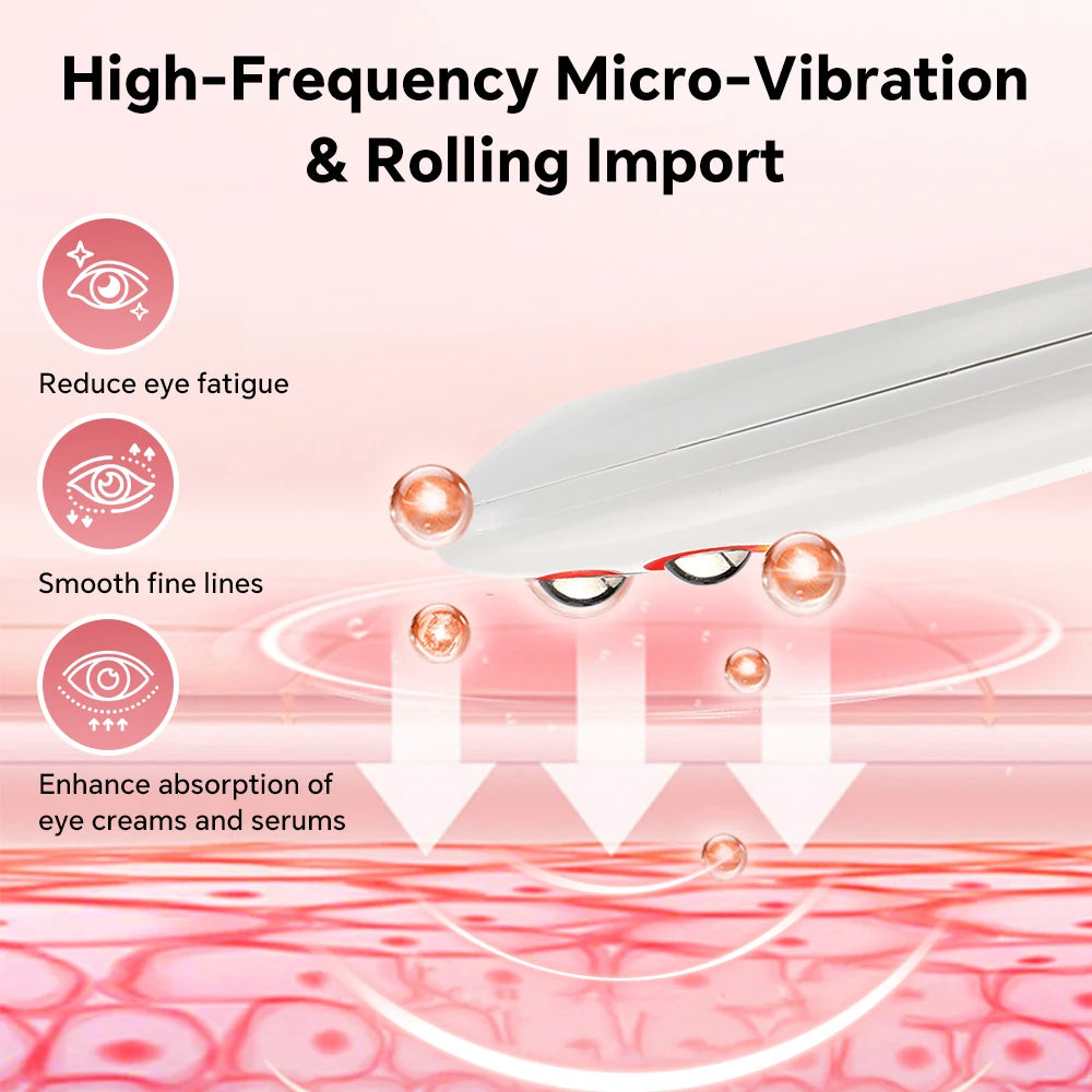 Hailicare Ice Cooling Roller Eye & Face Massager – 3 Balls