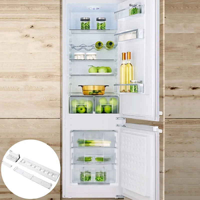 Embedded Fridge Door Slide Rail Mounting Kit | Smooth Glide