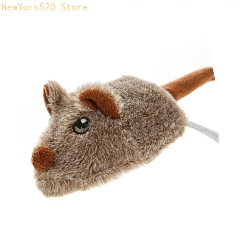 Electric Mouse Cat Toy – Auto Direction Change & Wiggling Tail