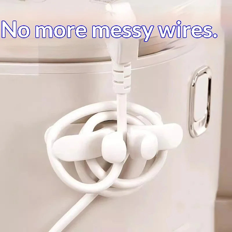 Plastic Cable Winding Clip & Wire Organizer for Kitchen