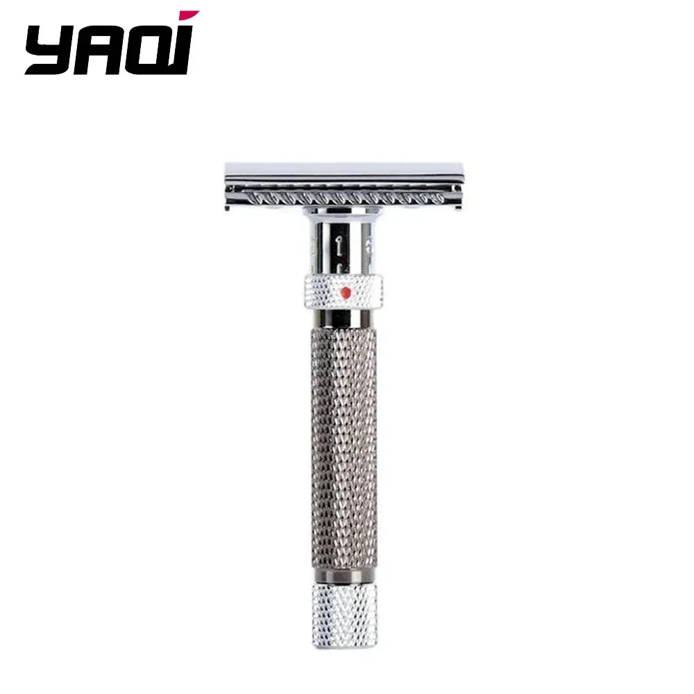 Yaqi The Final Cut Adjustable Safety Razor – Chrome & Gunmetal