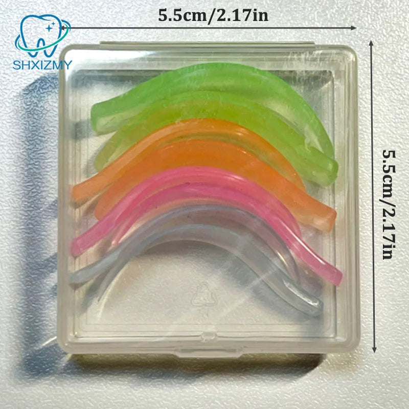 4 Pairs Reusable Silicone Lash Lift Shield Pads – Jelly Color