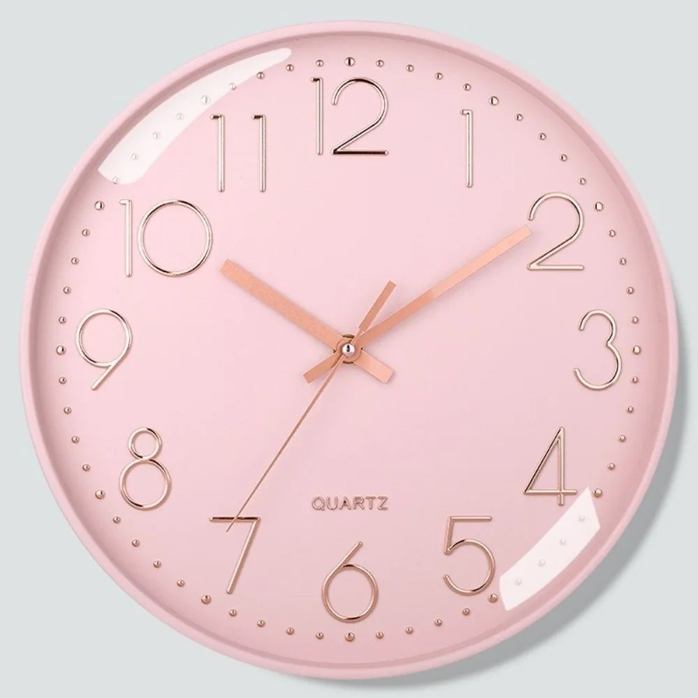 8 Inch Silent Quartz Wall Clock – Battery Operated Home Decor