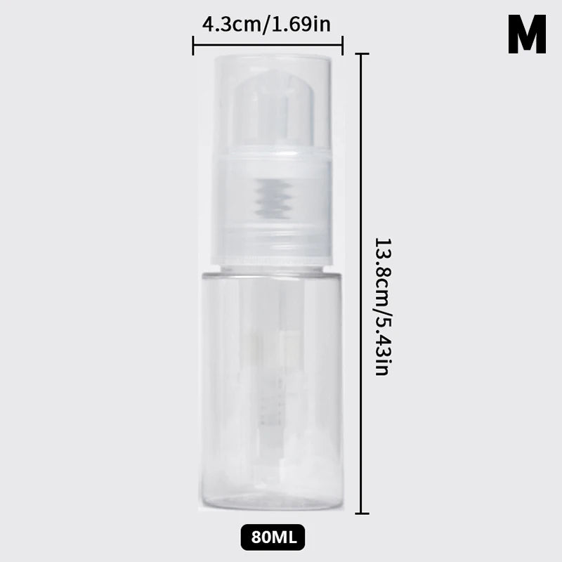Refillable Powder Spray Bottle 18–120ml | Travel Dispenser