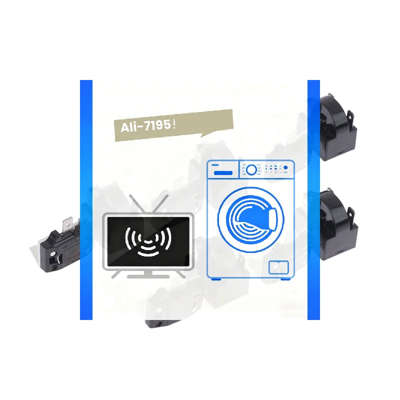 PTC Starter Relay & Overload Protector for Refrigerator Freezer