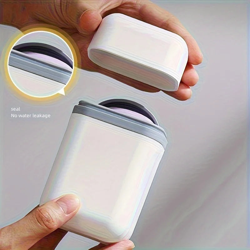 Portable Travel Soap Box with Lid & Drainage | Mini Soap Dish