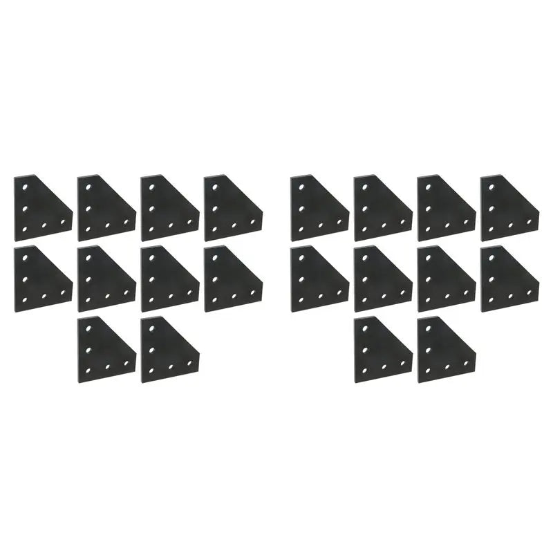 20Pcs 2020 L Shape Corner Bracket for Aluminum Extrusion Profile