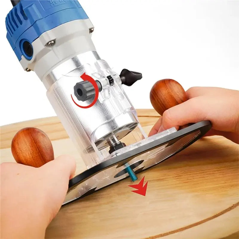 Wood Router Base for Edge Guide – Woodworking Trimmer