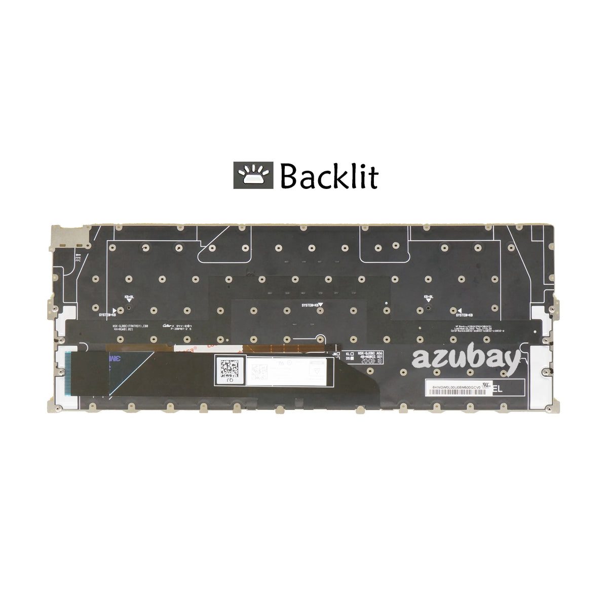 Backlit Keyboard for Dell XPS 13 9300 9310 – Multi-Layout