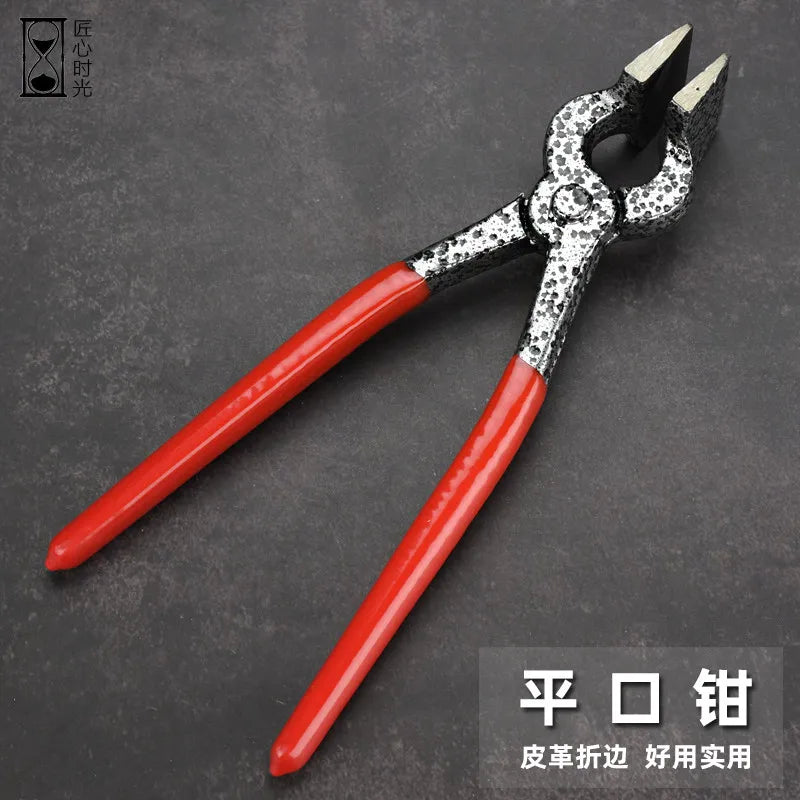 VIBE Flat Mouth Pliers Folding Tool – Leather Wallet DIY