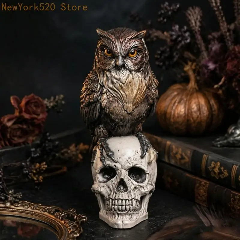 Owl Skull Silicone Mould – Soap Wax Resin Halloween Decor