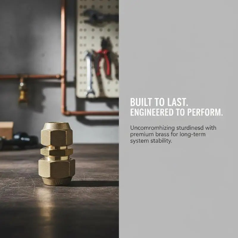 Brass 45° Flare Reducer Coupling Pipe Fitting | Gas & Plumbing