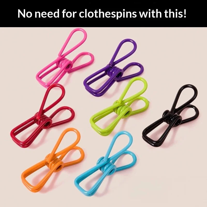 Colorful Windproof Clothespins – Laundry & Utility Clips 10–20pc