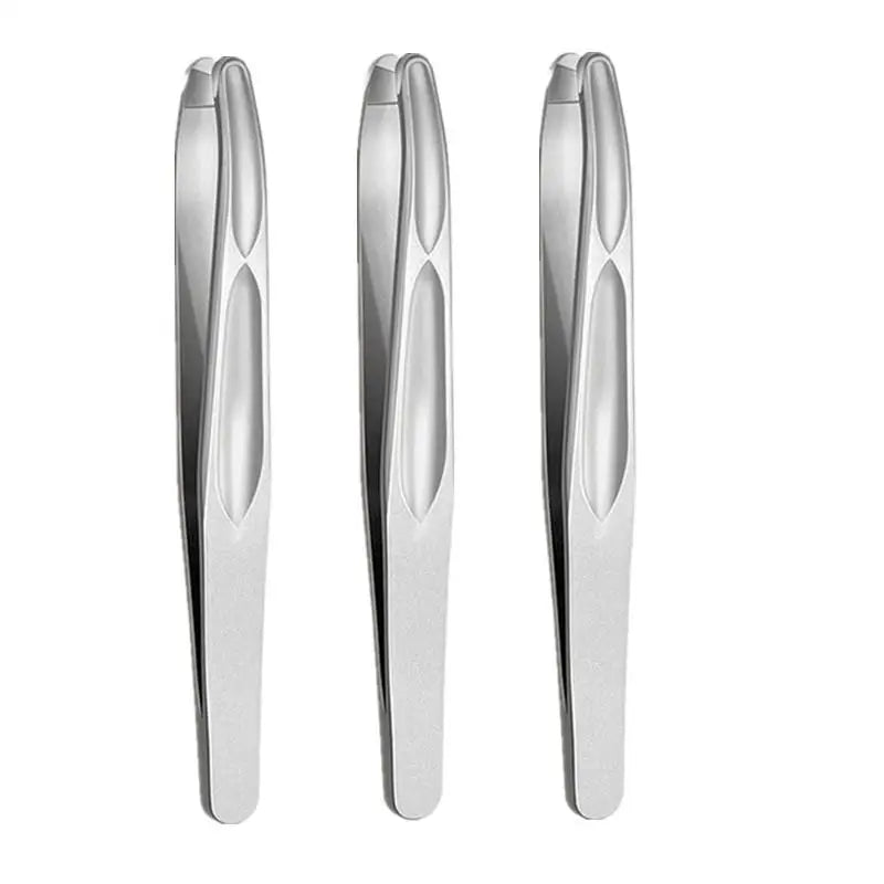 Round Head Precision Tweezers – Eyebrow & Facial Hair Removal