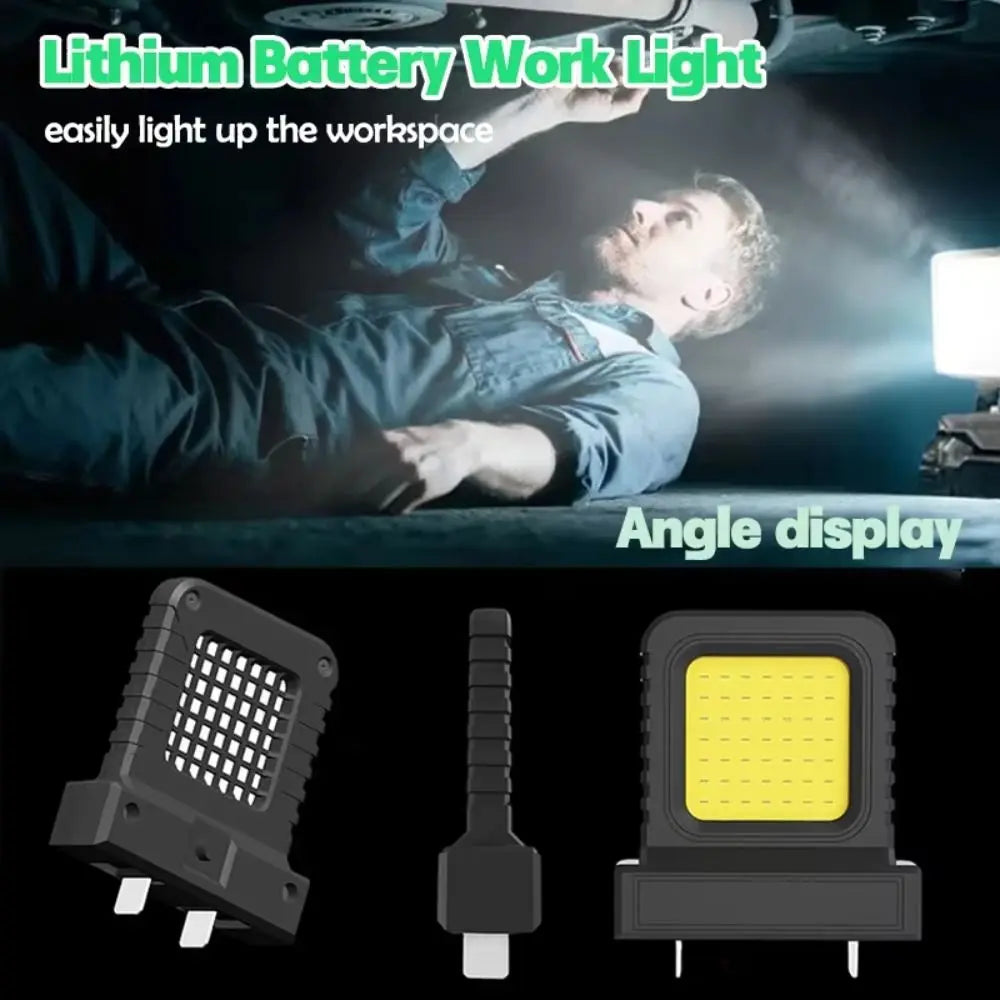 14W Portable LED Work Light for 20V/21V Power Tool Batteries