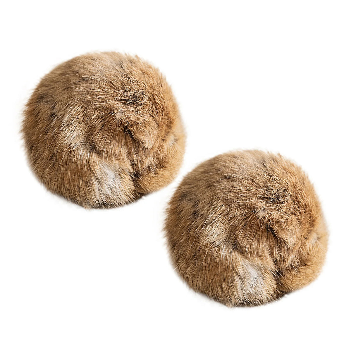 Catnip Plush Bunny Fur Ball Cat Toy – Silent & Durable