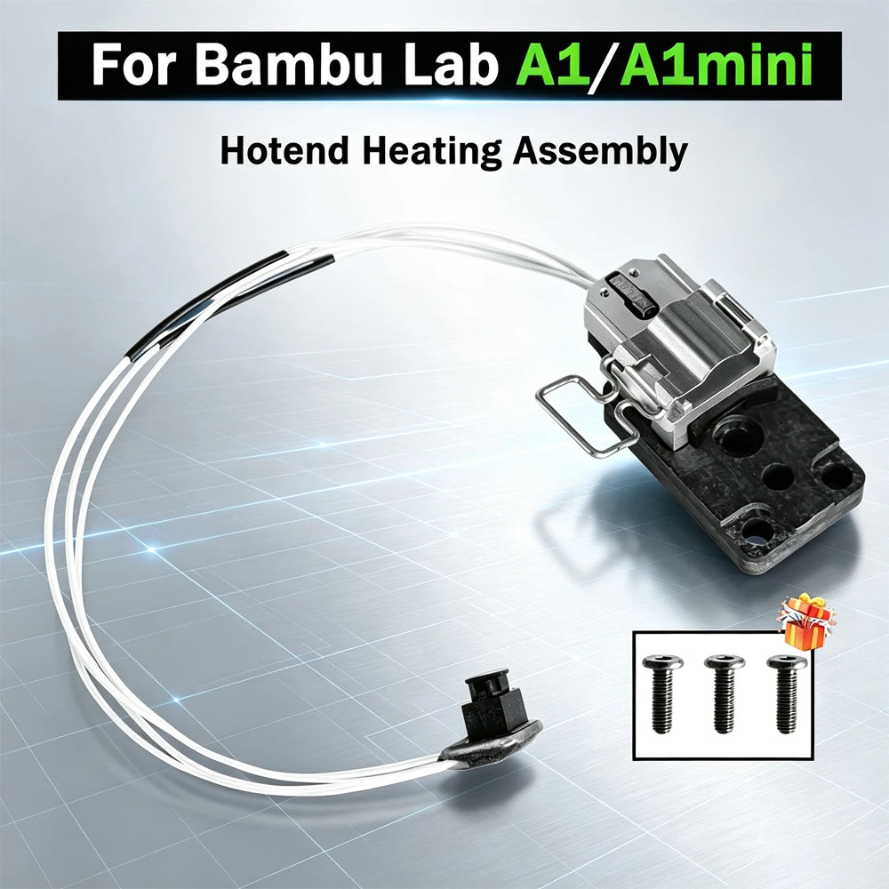 Upgraded Hotend Heating Assembly for Bambu Lab A1 & A1 Mini