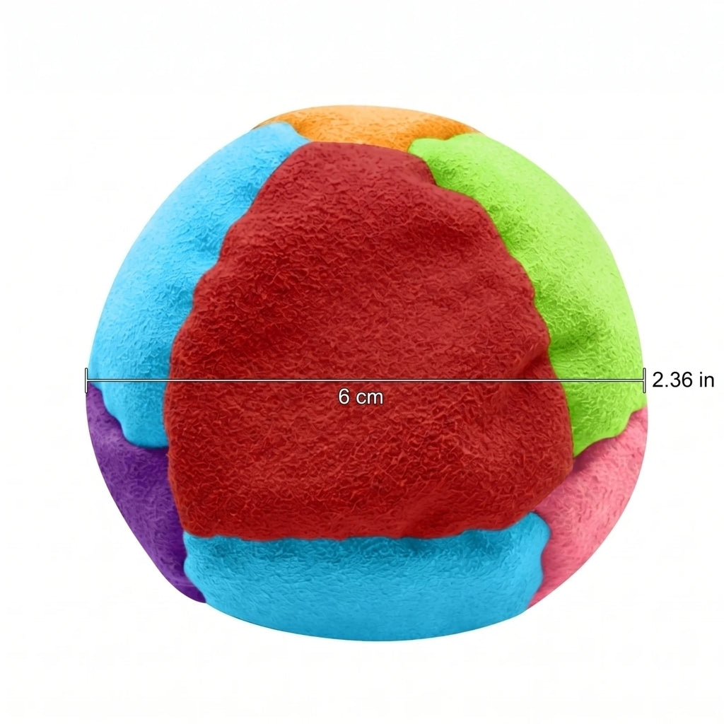 Colorful Linen Footbag Kicking Ball – Outdoor Toy for Kids & Adults