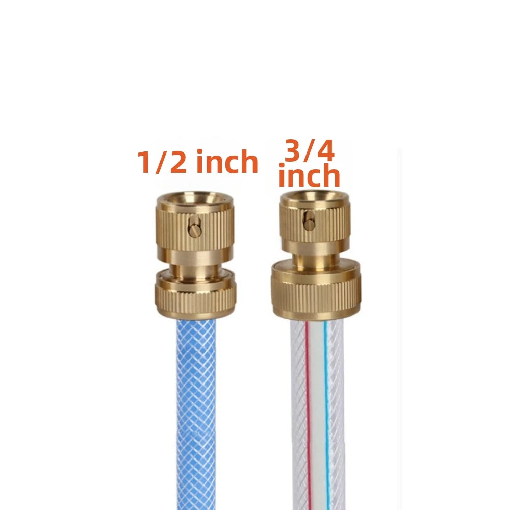 Brass Garden Hose Spray Nozzle – High Pressure Adjustable Flow