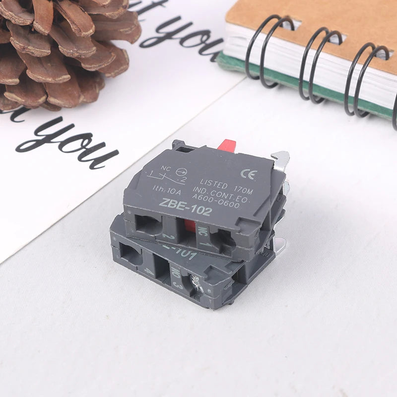 XB4 XB5 Flame-Retardant Contact Base ZBE-101 NO ZBE-102 NC
