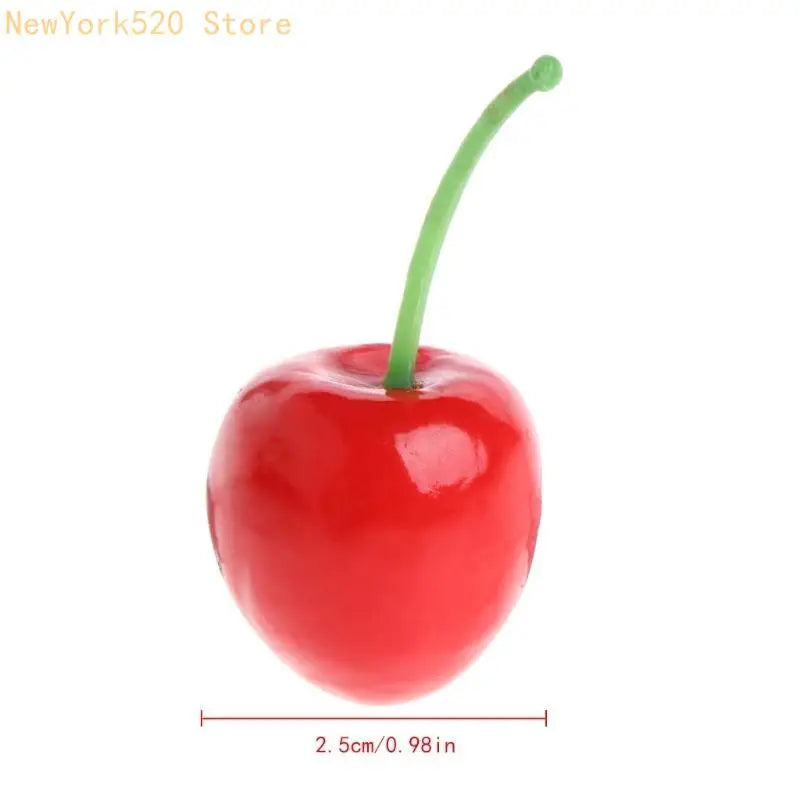 10-Pack Artificial Foam Red Cherries – Realistic Party Decor