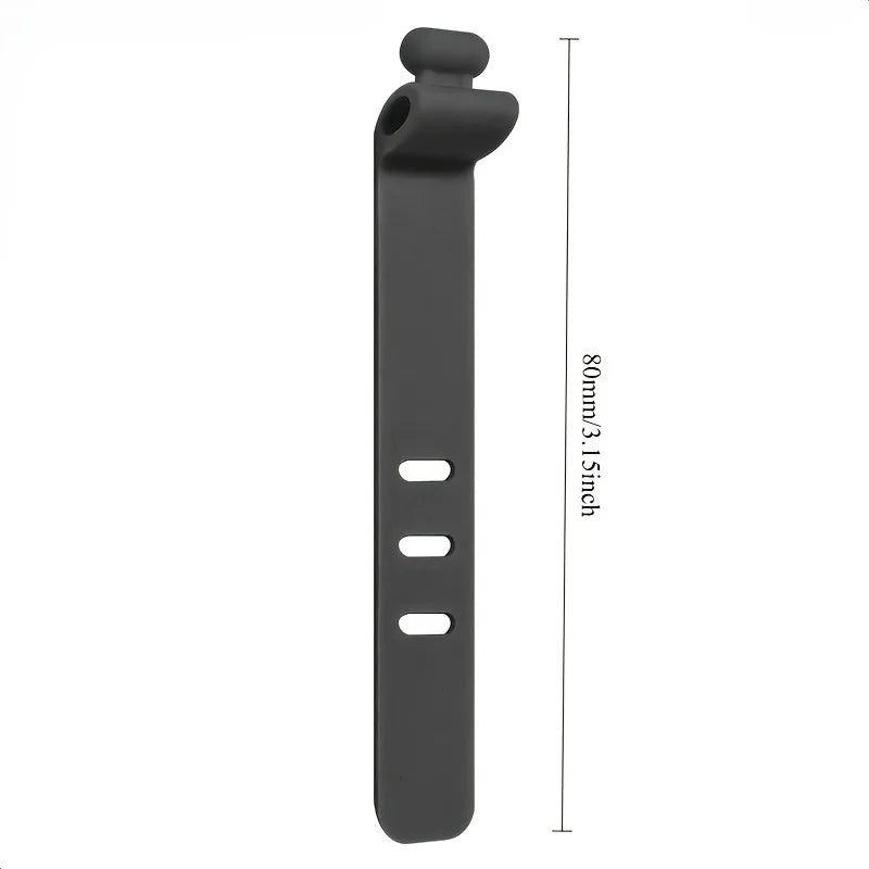 10-Pack Reusable Silicone Cable Ties – Cord Organizer Straps
