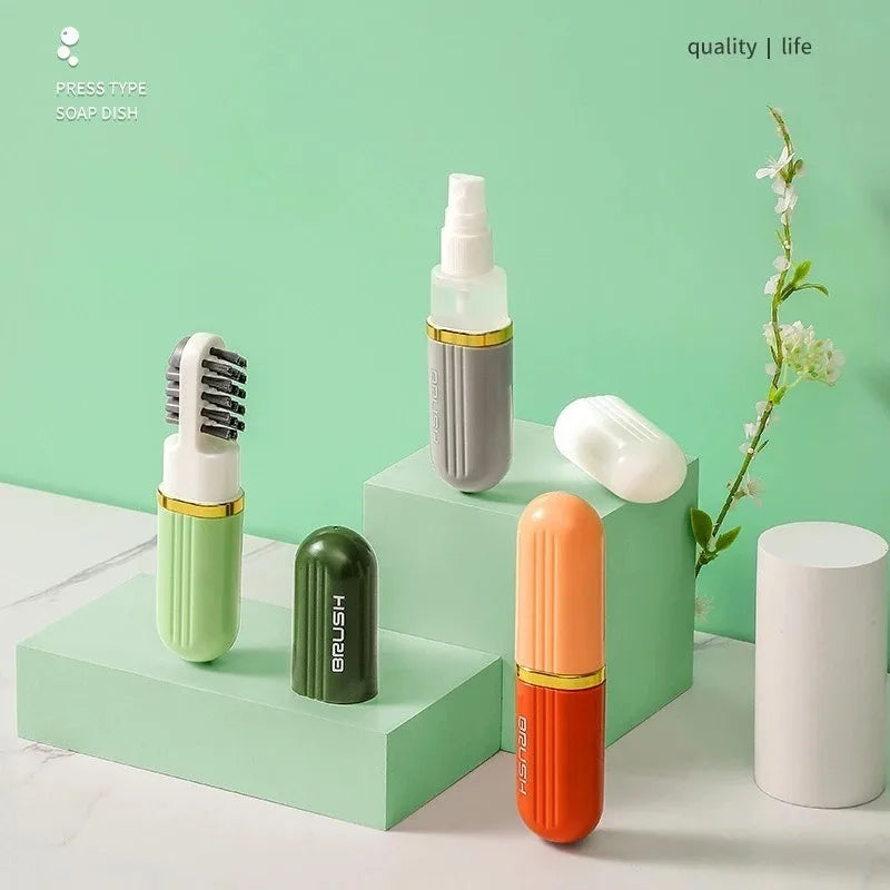 Double-Sided Shoe Cleaning Brush – Soft & Portable | VIBE
