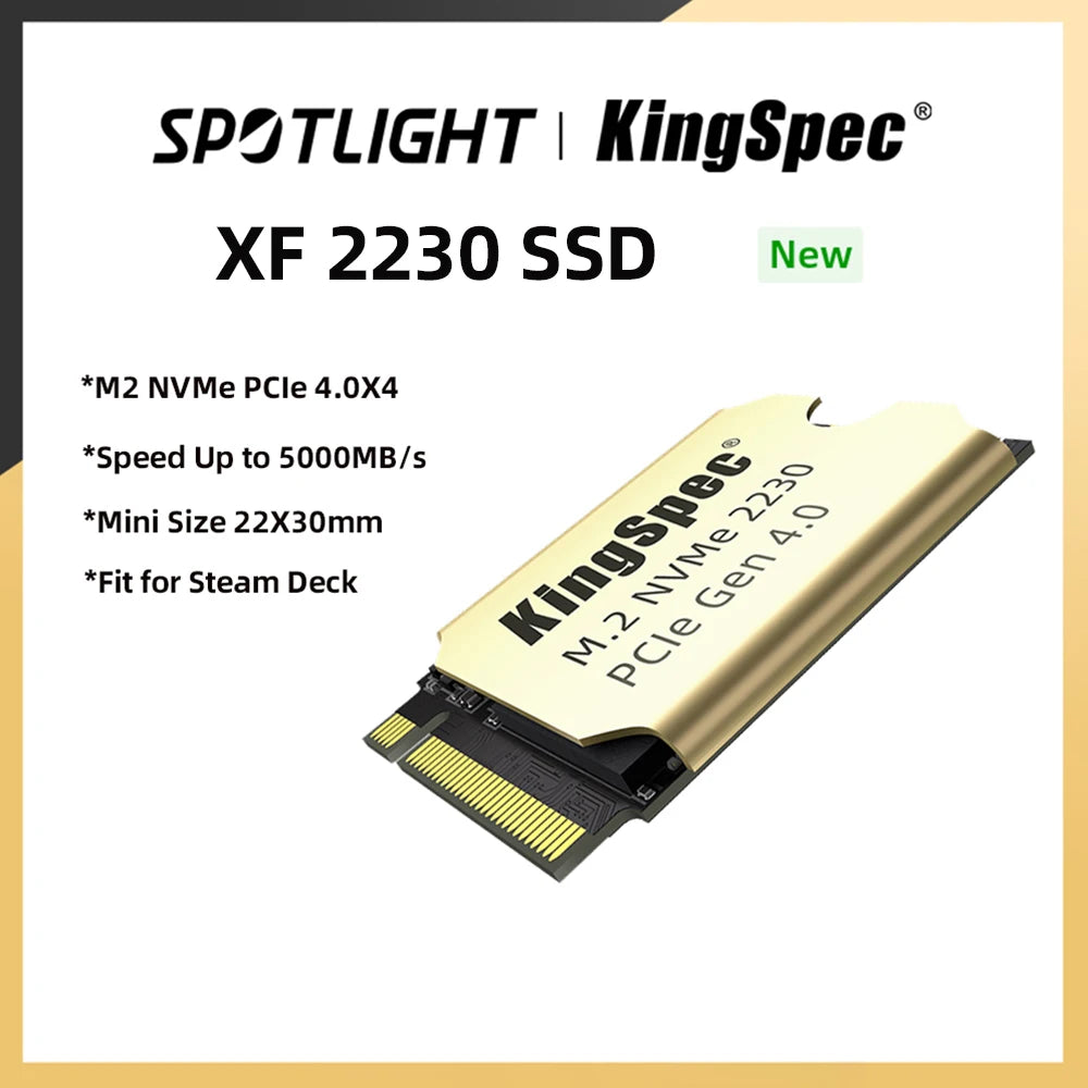 KingSpec M.2 2230 NVMe PCIe 4.0 SSD 512GB 1TB 2TB