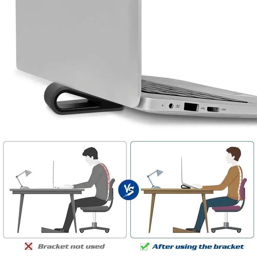 Laptop Stand Cooling Bracket with Cable Organizer | OUYUANSU