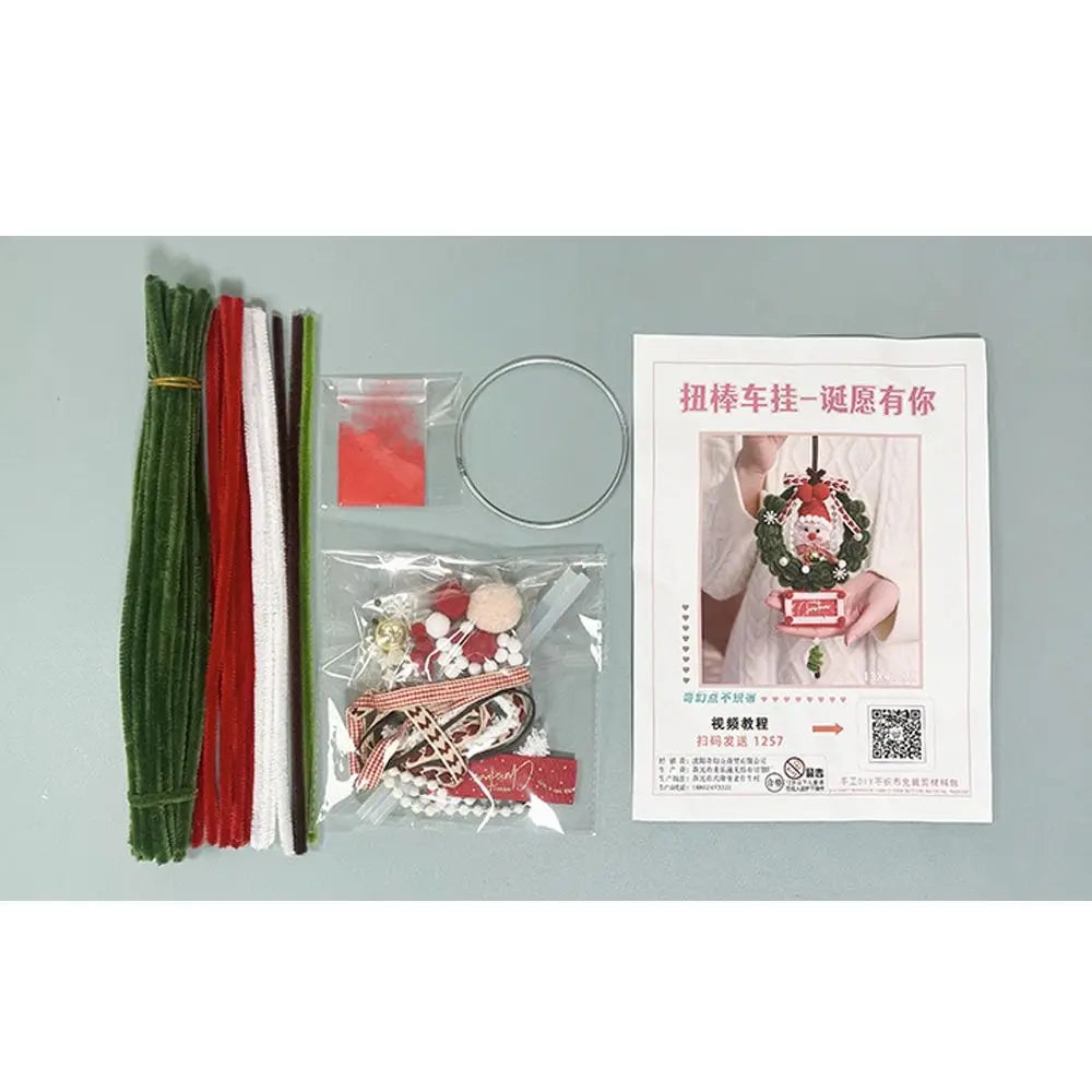 DIY Christmas Bell Pendant Craft Kit – Plush Xmas Ornament