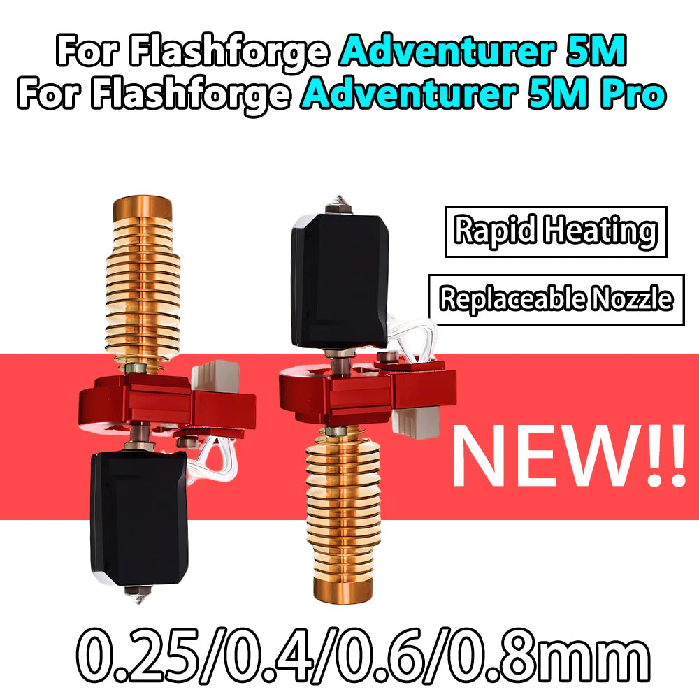 Sprouture Lab 280°C Hotend Kit for Flashforge Adventurer 5M/5M Pro