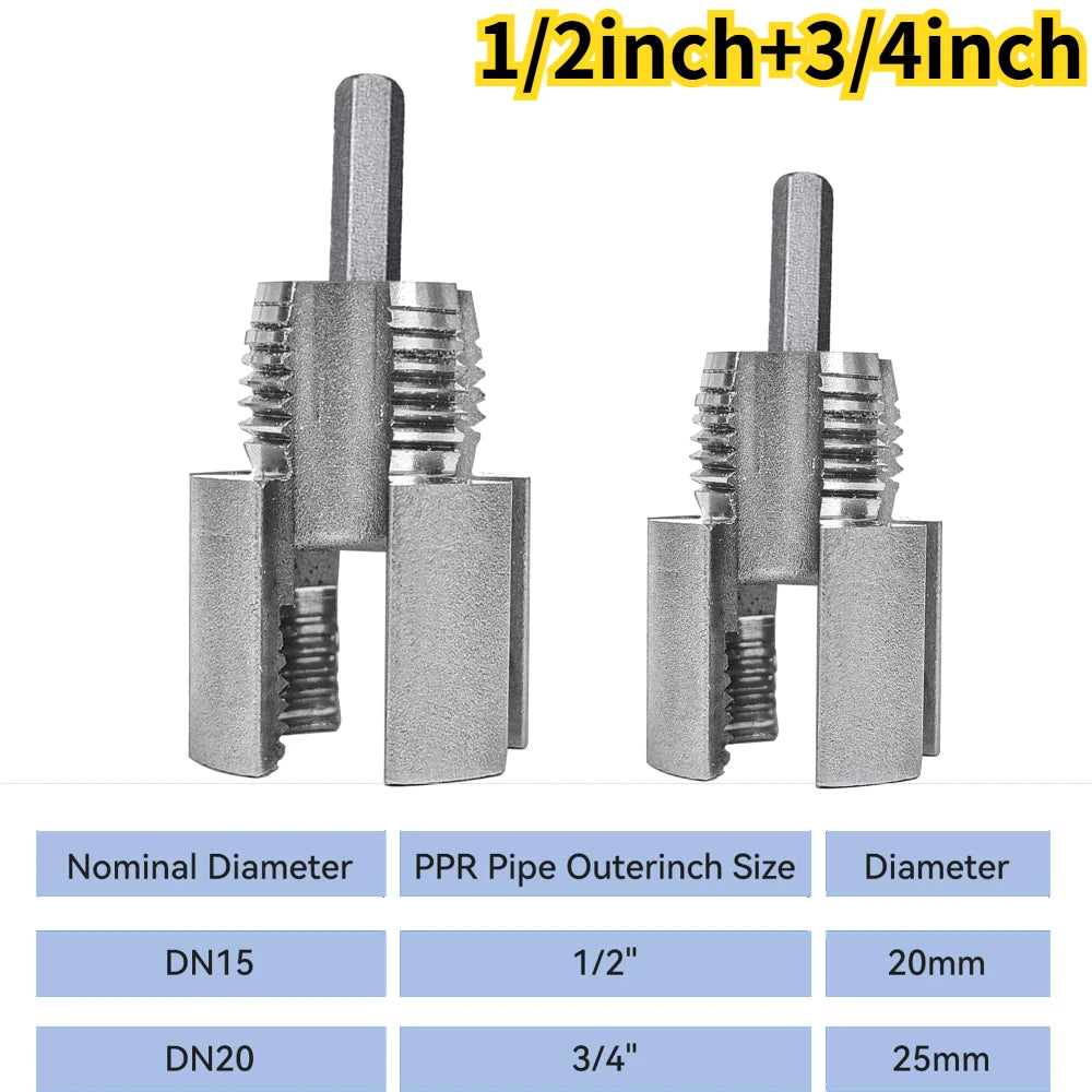 PPR/PVC Pipe Threader 20mm 25mm – Tap & Die Thread Cutting Tool