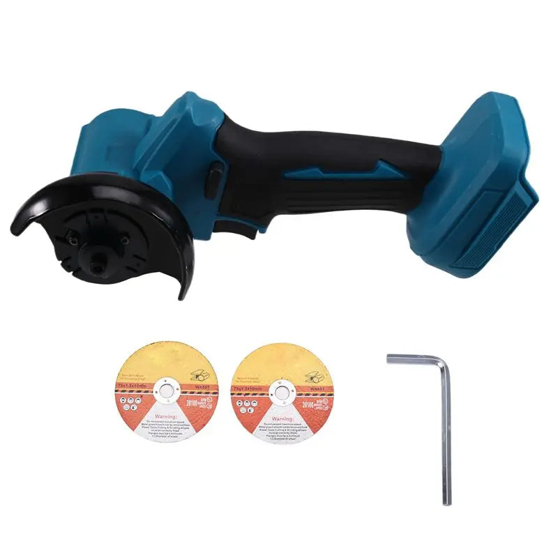 VIBE 3-Inch Cordless Mini Angle Grinder Set – 18V Battery