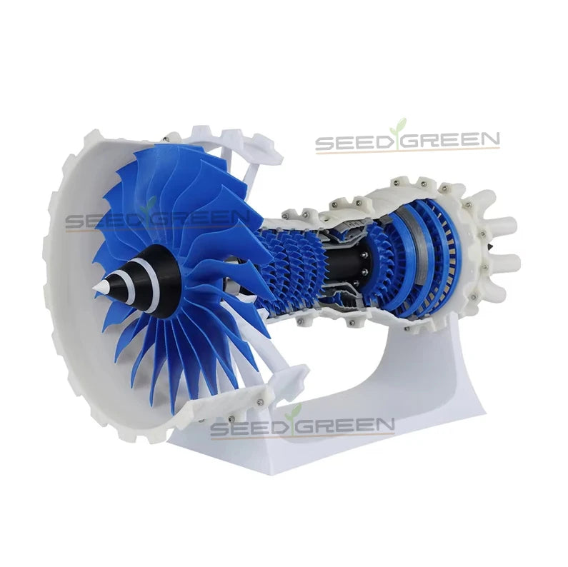 Bambu Lab 3D Model Kit – Aircraft Engine, Marble Track & Tourbillon