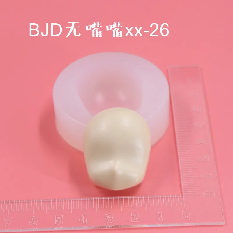 Silicone Clay Face Mold – Fondant & Pottery Sculpting Tool