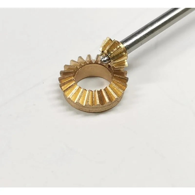 0.4 Module 90° Bevel Gear Set 10T/22T 1:2 Ratio – DIY Model