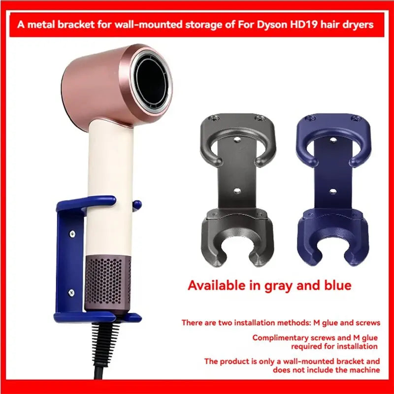 Metal Hair Dryer Holder Stand for Dyson HD19 HD18 Bathroom