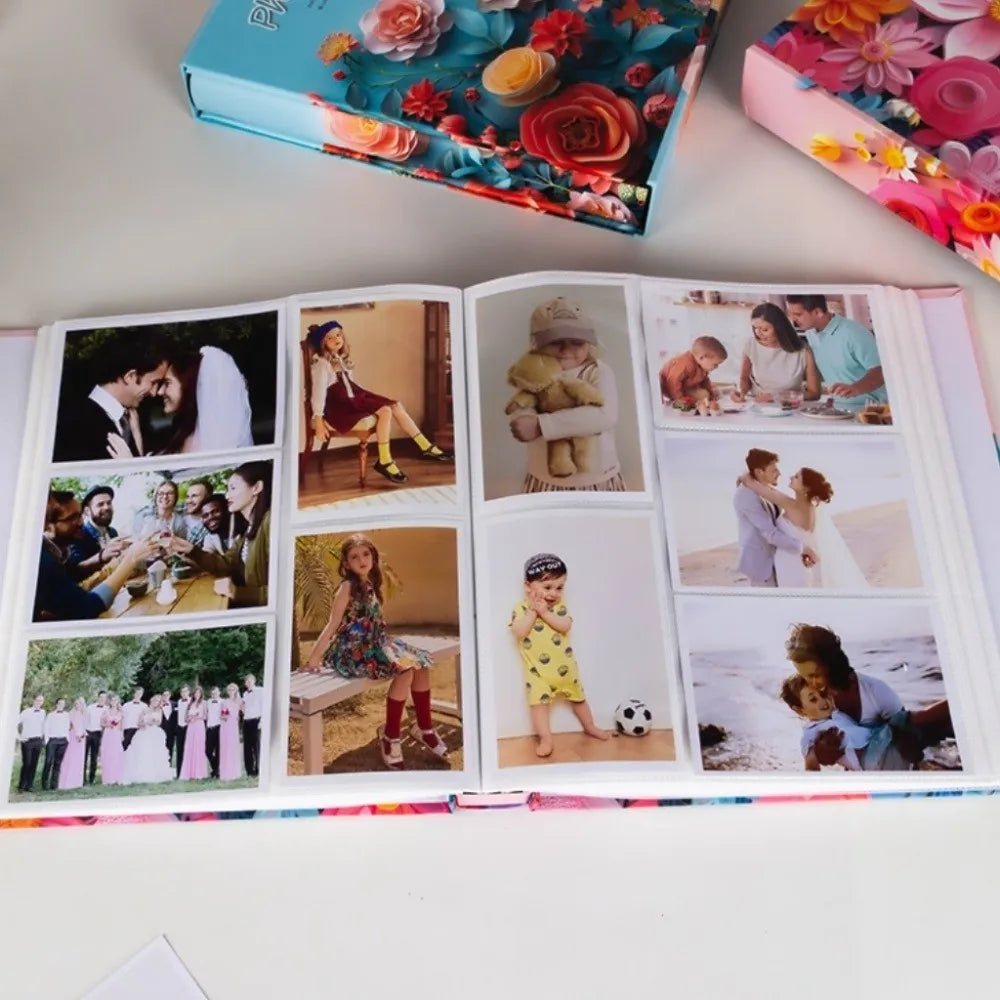 6-Inch 500-Pocket Slip-In Photo Album Large Capacity – VIBE
