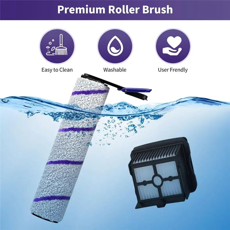 Narwal S20 Pro Replacement Roller Brush & 4 HEPA Filters Kit