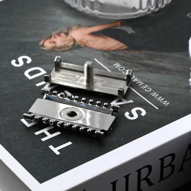 YAQI Sentinel 1.5mm OC Safety Razor Head | 316 Stainless Steel